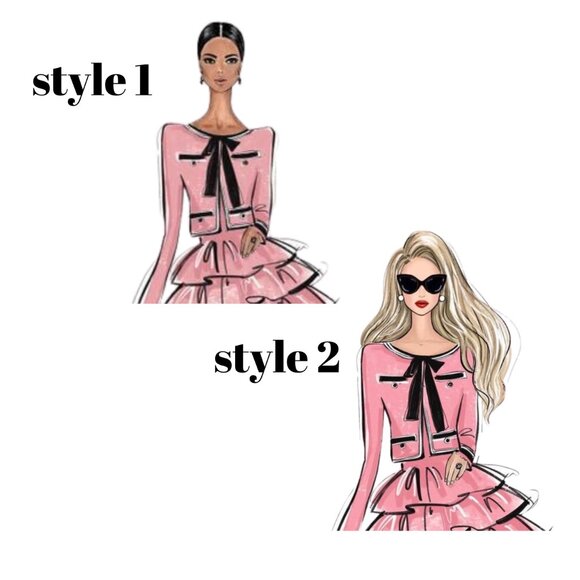 American Afro Woman Customer Order Thank You Card - Picture 2 of 9